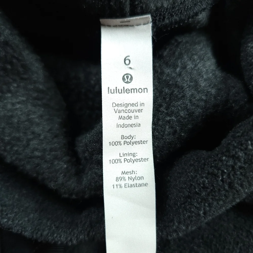 Lululemon Go Forward Pullover Funnelneck Fleece Sweater Sz 6
